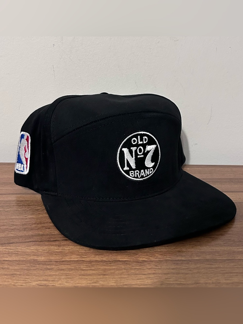 Jack Daniel's Old Number 7 Brand X NBA Hat Black 5 Panel Adjustable OSFM NEW